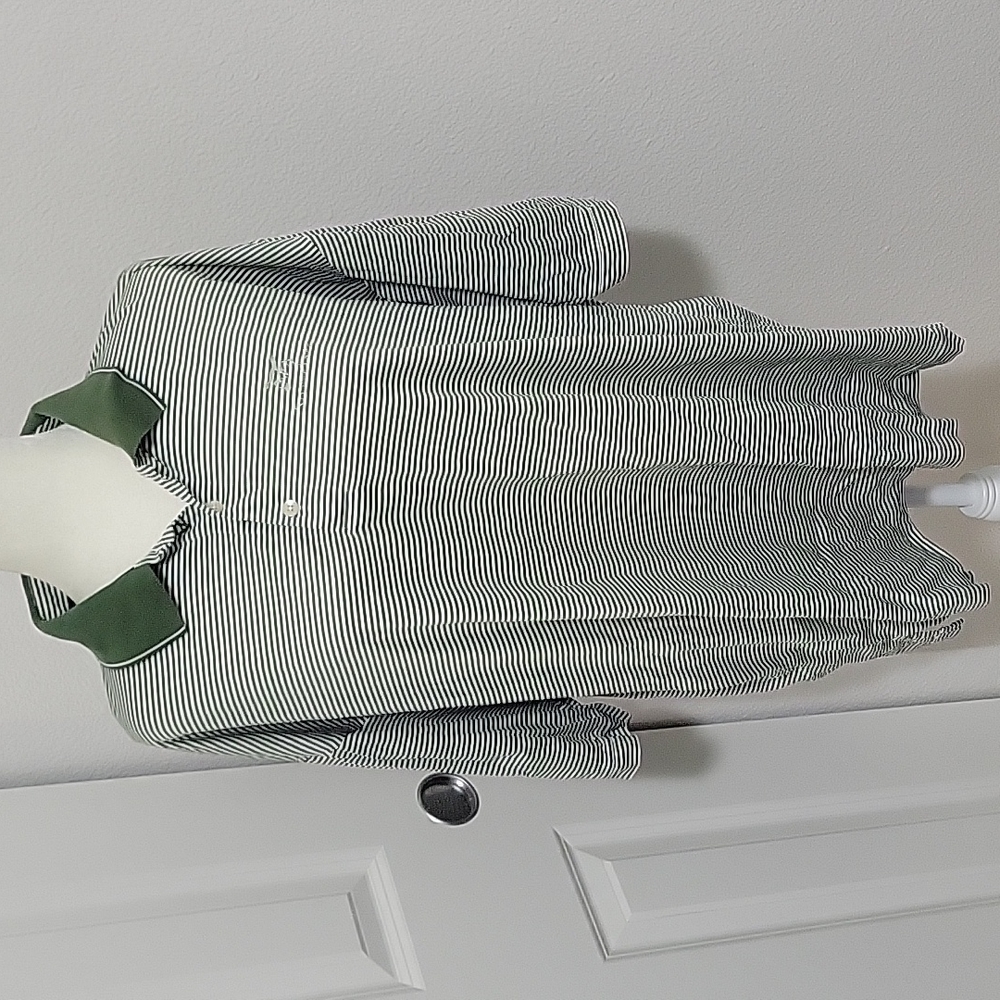 Callaway Golf Collection Polo Shirt 'Stone Tree' Men's Size XL Green and…